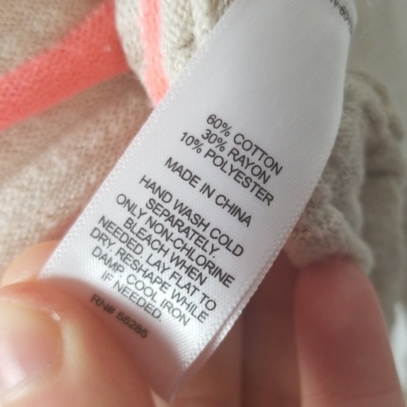 Express 3/4 Striped Shirt With Tapered Waist - Picture 7 of 7